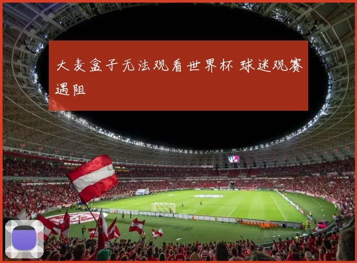 大麦盒子无法观看世界杯 球迷观赛遇阻